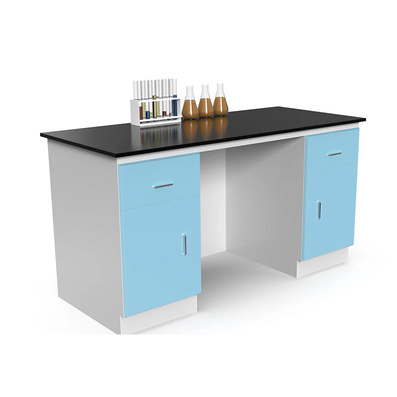 Lab furnitures Classroom lab equipment Lab workbench with reagents rack