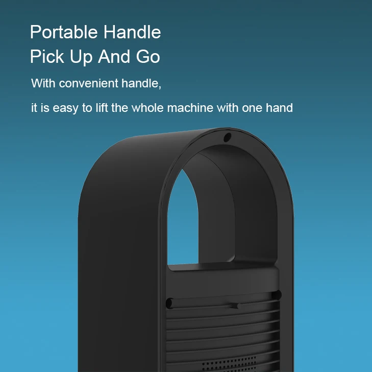 electric fan digital ventilateur tower fan with remote control without vane for home office room