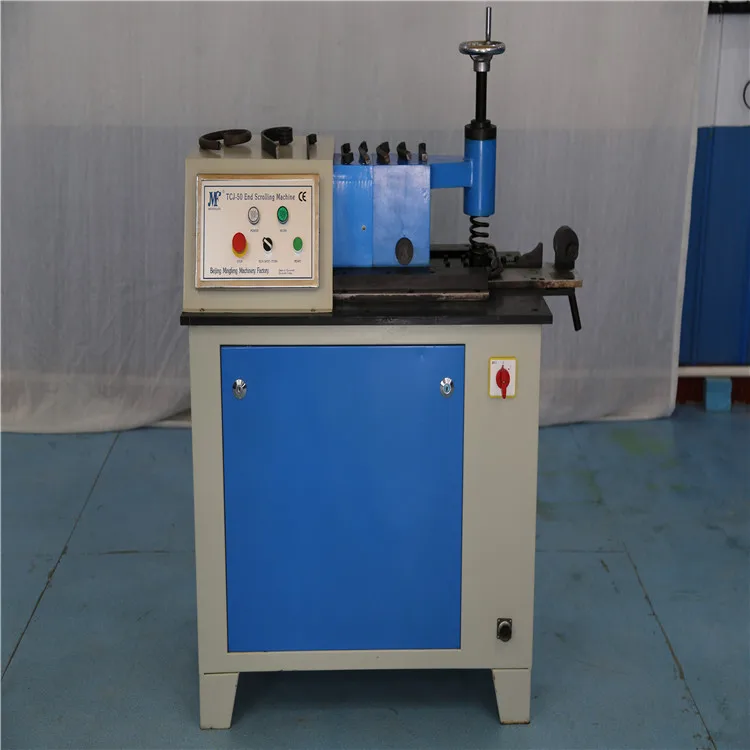 
Bent ends of iron art rolling machine 