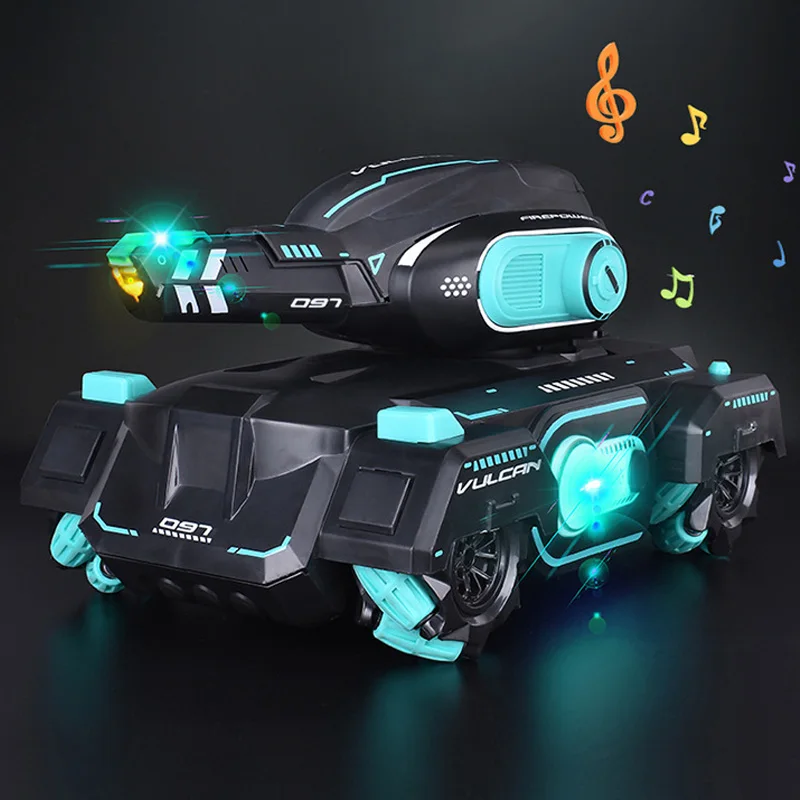 New products 2022 burst remote control water bomb tank car toy  2.4G stunt car four-wheel drive rc car off-road vehicle for kids