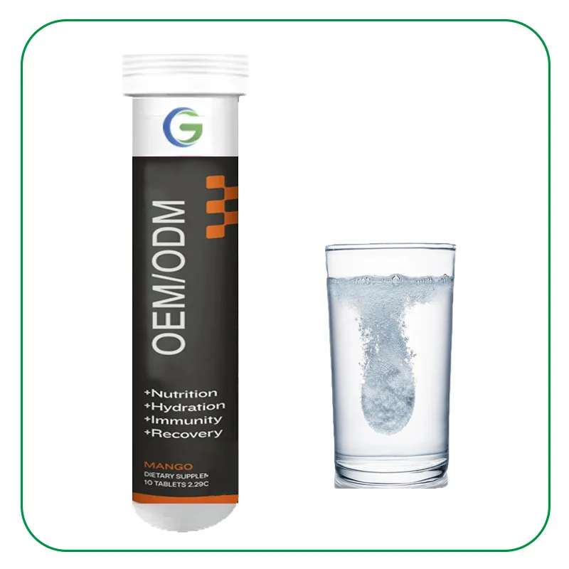 Шипучие таблетки добавка для гидратации электролит 1000 мг антиоксиданты витамин С шипучие