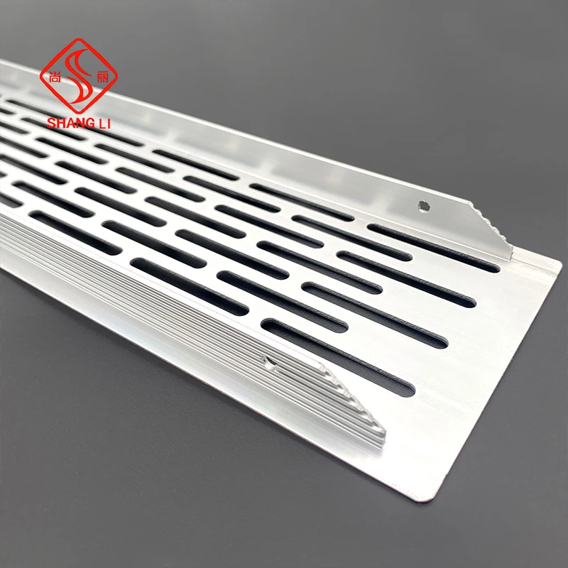 Shangli OEM / ODM Air Ventilation Hole Decoration Aluminium Alloy Return Fresh Air Vent Grills