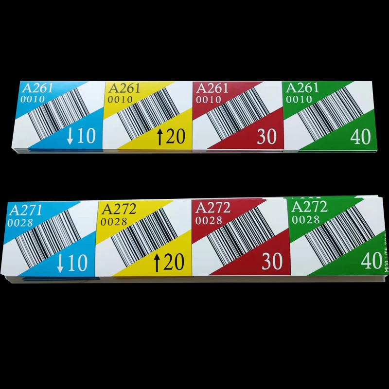 Custom Anti- scratch off  water-proof Printed Variable data Vinyl  Bar-code  labels for warehouse