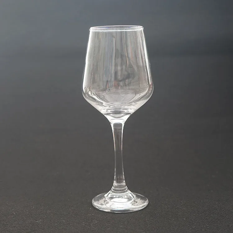 Wholesale reusable classic 14oz lead free stemmed wine glasses for wedding party