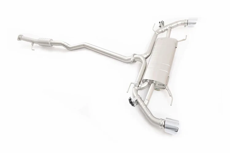 ss304 exhaust dual exhaust tips variable valve catback system