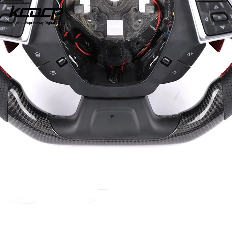 Для Chevrolet Camaro Corvette racing wheel convertible Custom Alcantar руль из углеродного волокна