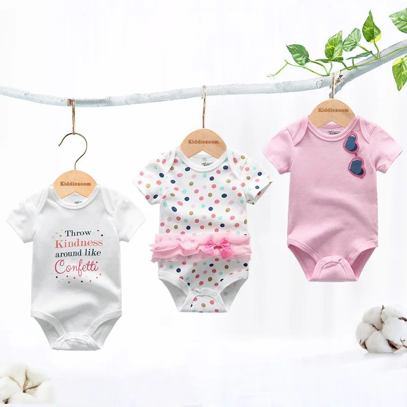 Summer baby rompers clothes Pure cotton triangle crawling  suit baby clothing