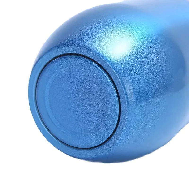 2024 Durable Double Wall Insulated Powder Coated Egg Shape Stainless Steel Thermal Flask 12oz Beer Wine Tumblers