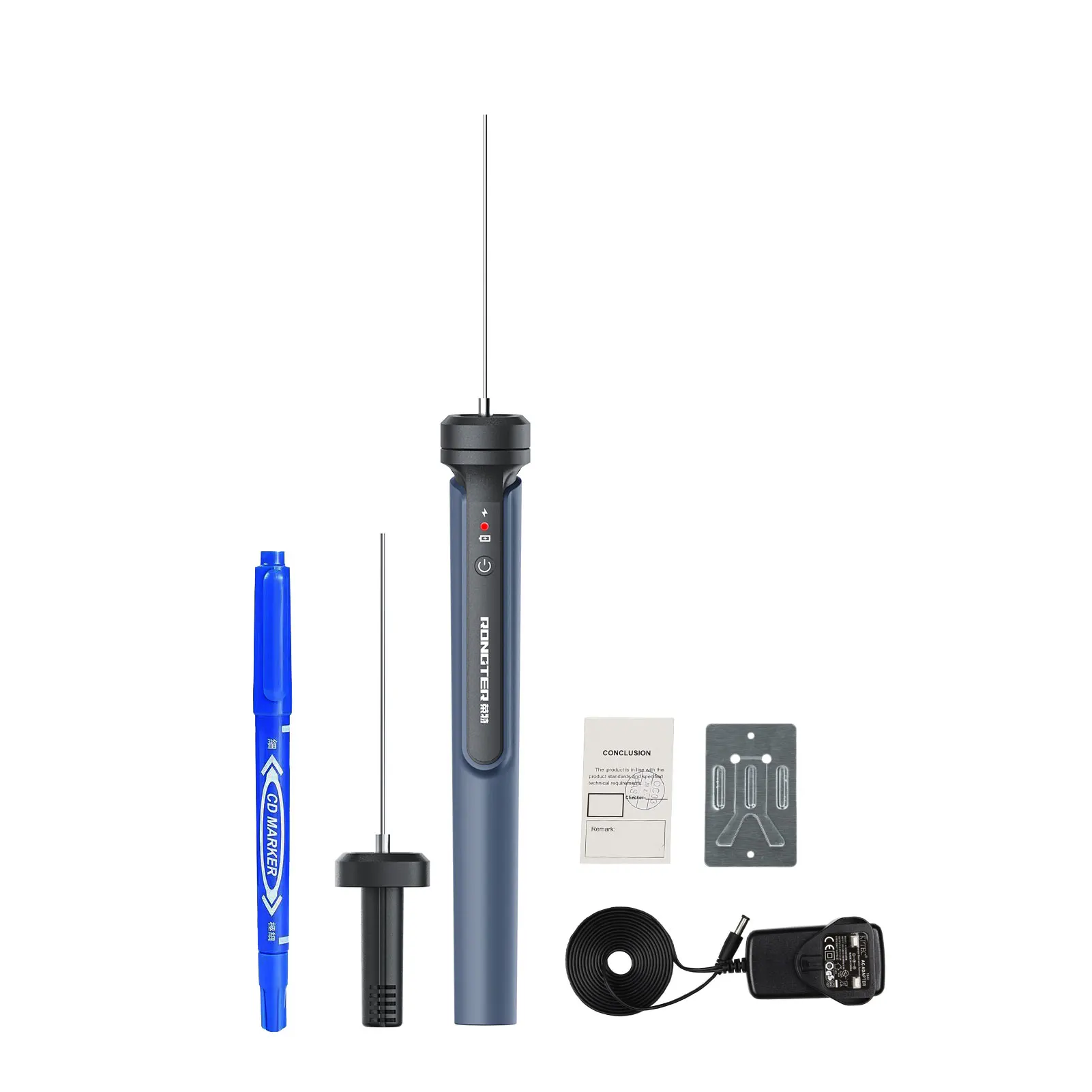 Foam Cutter Pen 10CM Needle Type Cordless Hot Wire Foam Cutter Pen Tool with Power Supply for Art Model Making