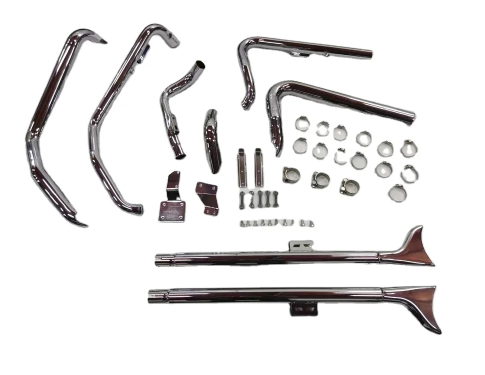 High performance exhaust system pipe for Harley Gliding and King road