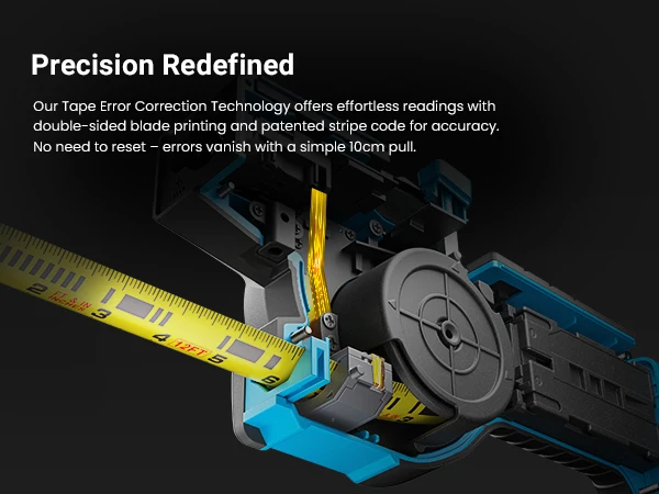 3-in-1 Laser Tape Measurement Distance Meter Device Digital Reading Distance Separation Tools Automatic Laser Range Finder