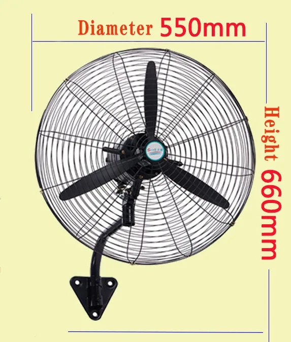 Factory Wholesale 3 Speeds 26-30 Inch Industrial wall Fan