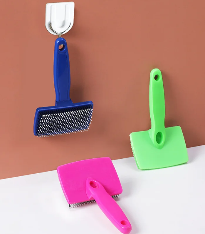 2024 Hot Selling Factory Cleaning  Hair Remover Brush Dog Cleaning Slicker Brush Pet Grooming Brush Comb
