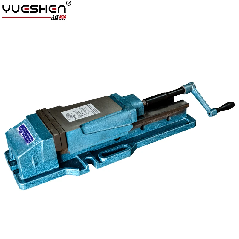 YUESHEN 6 Inch Cnc Flat Pliers Built-In Hydraulic Milling Machine Strong Hydraulic Clamp Vise