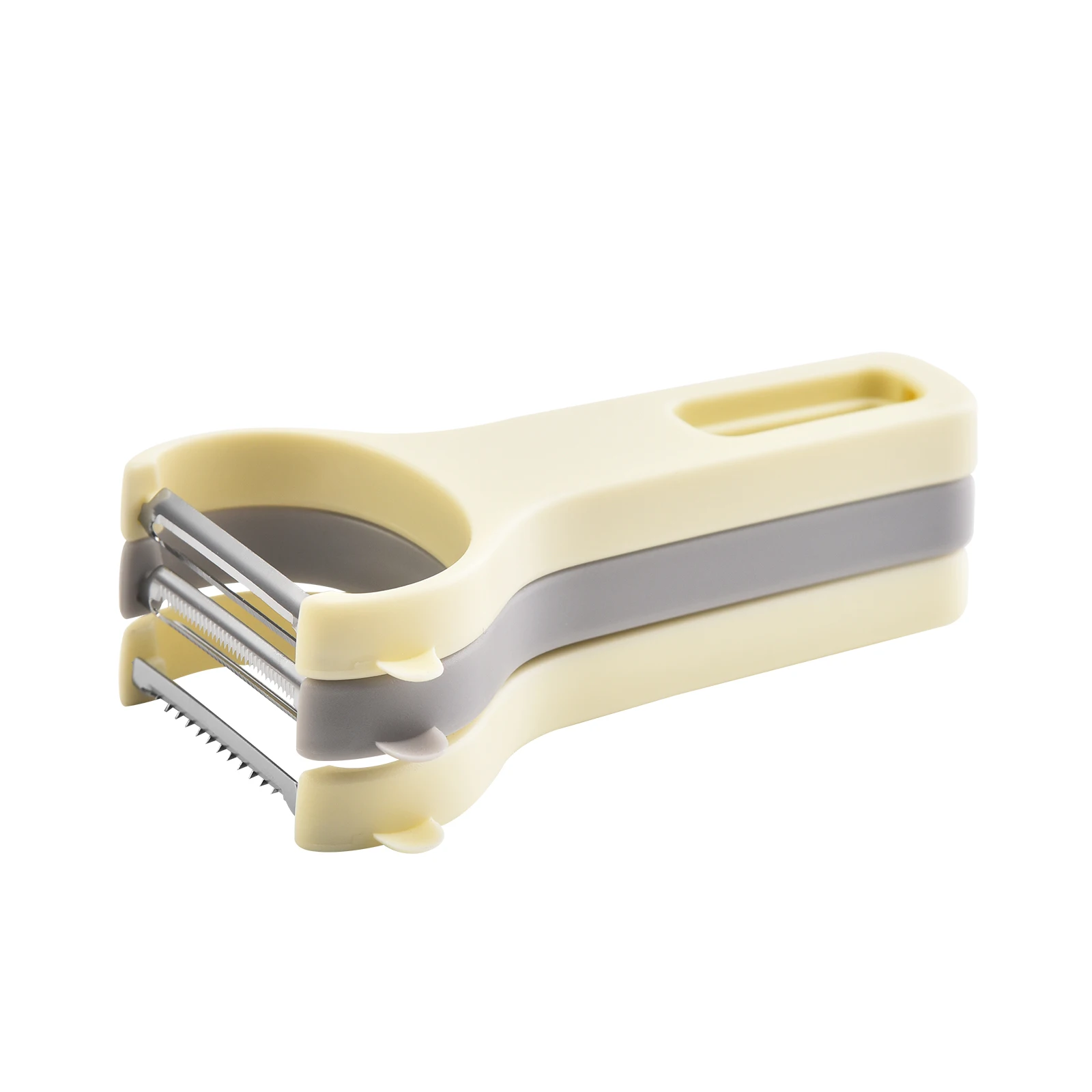 Manufacturer hot sale three in one household peeler practical kitchen gadgets peeler set