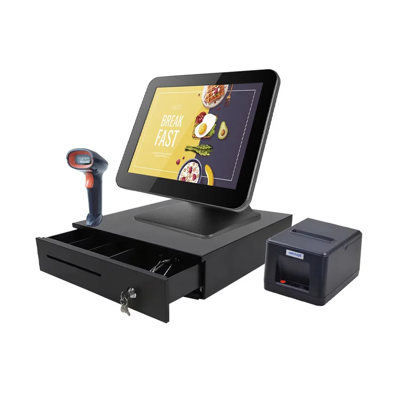 Portable Dual Screen POS Point of Sales Registers 15in POS Machine for Sale