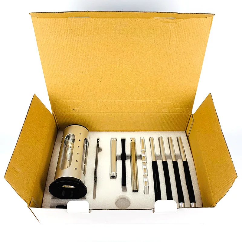 High quality Rocket Led Shisha Hookah Stainless Steel metal Glass Hookah Accessories Sheesha Shesha