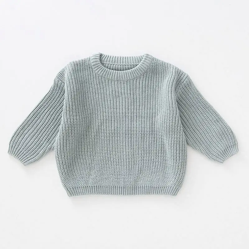 Custom boys girls soft loose long sleeve school sport casual style sweater for kids