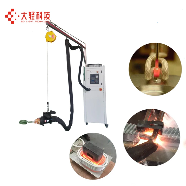 60KW High frequency induction heating machine for aluminium and brass copper pipe welding furnace
