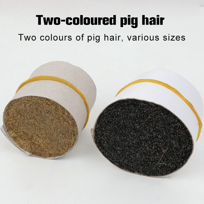 Factory Wholesale High Quality Boiled Pure Natural Bristle Filament Hair Mixture Pig Bristles raw material for Brush