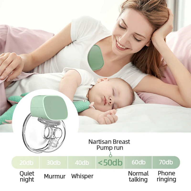 Mom Cozy Breast Pump Portable Wearable Milk Extractor De Lech Maternity Single Hands-free 180ml CE Wearable Electric Breast Pump
