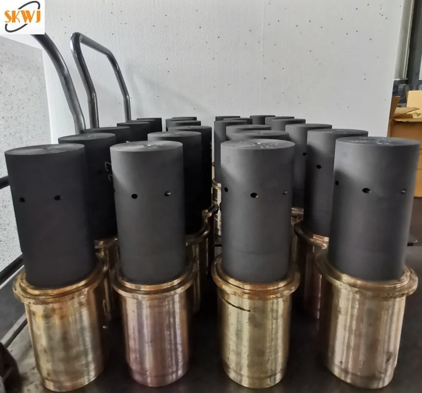 Graphite Bearing Graphite Seal Ring High Temperature Graphite Ring  for bronze brass copper