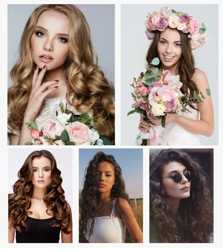 Wholesale high quality ceramic electric Curling wand set interchangeable hair curler 5 in 1 curling iron Hair Curling wand