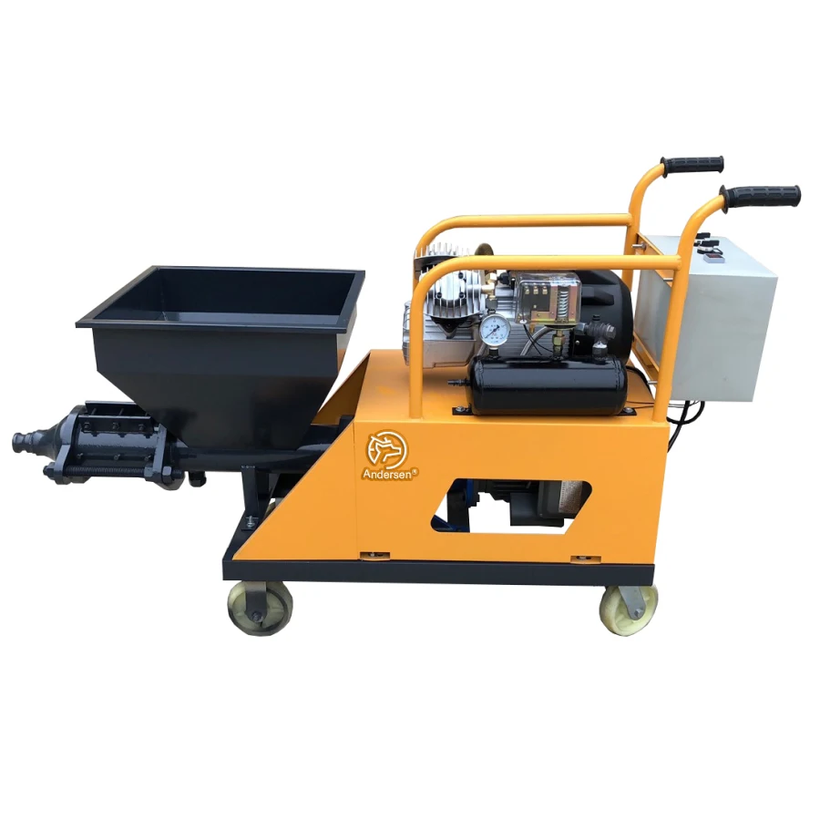 Mini 4WD Multifunctional Spray Machine Exterior Wall Paint Concrete Cement Mortar New Condition Pump Motor Engine Core