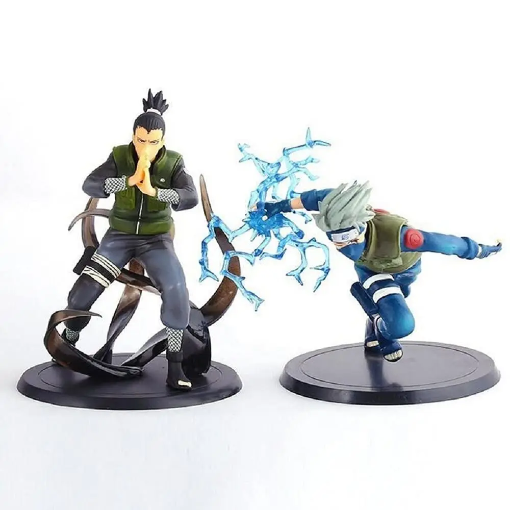 Action Figure Anime Collectible Figures Statue Toy Hatake Kakashi Nara Shikamaru Manga Figurines Pvc Puppets Model Desk
