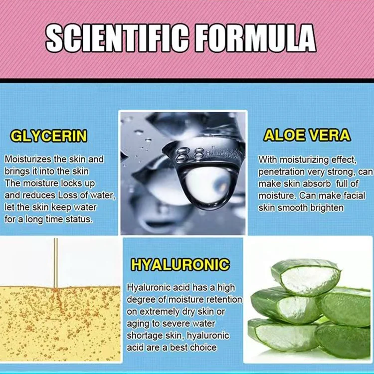 Hyaluronic Acid Moisturizing Korean Face Mask Collagen Sheet Mask Acne Treatment Facial Mask Skin Care Korean Cosmetics