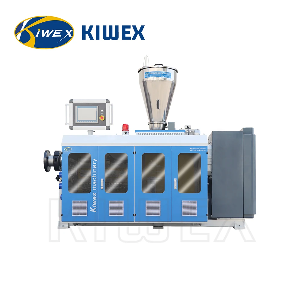 Kiwex Machine pvc wpc profile board panel extrusion line door window profile making machine production line