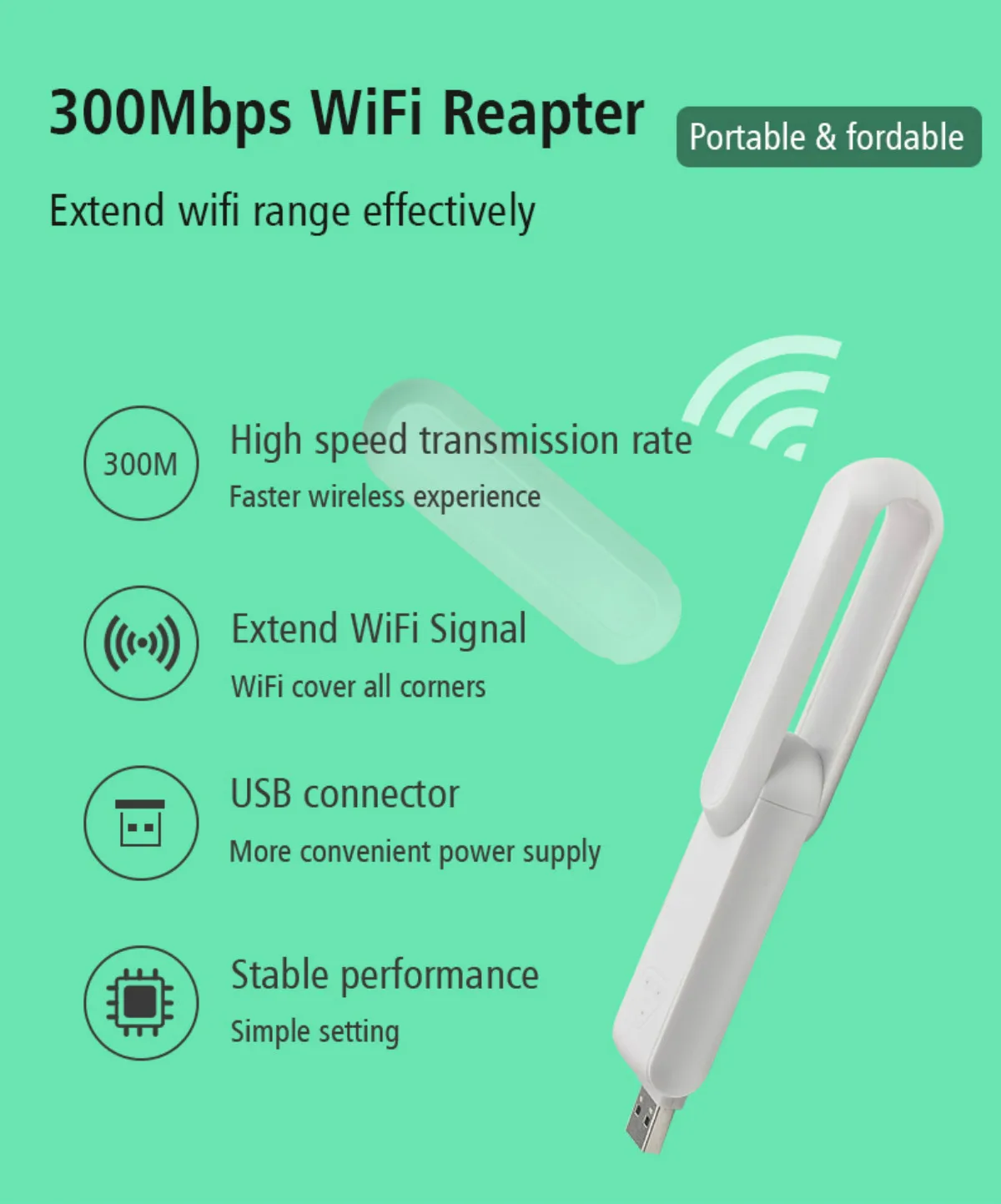 EDUP MT7628KN USB Wifi_Repeater_300mbps
