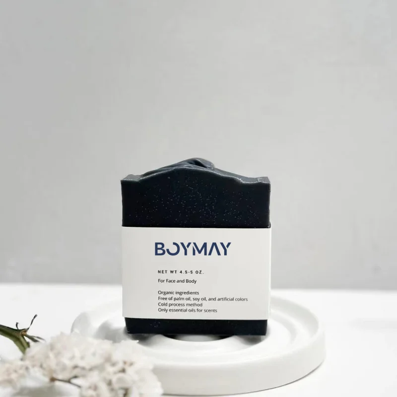 Custom Private Label Rendering Latte Art Natural Essential Gentle Handmade Cold Press Soap With Dried Flowers