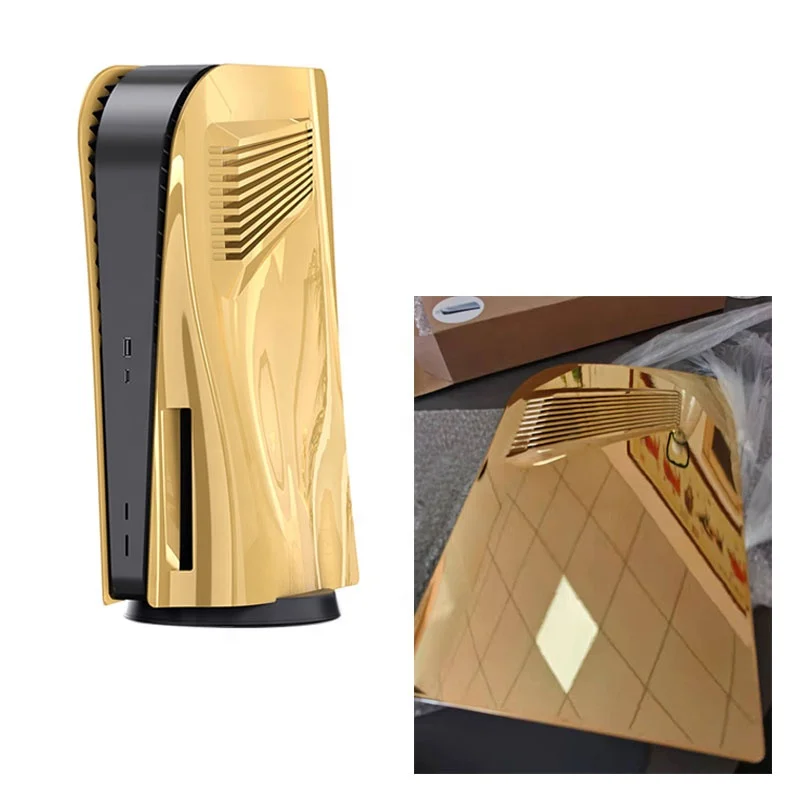 2022 Super Strong Hard Disc CD Shiny Gold P5 Faceplate , Electroplating P5 Shell with Fan Cooling Design Wholesale