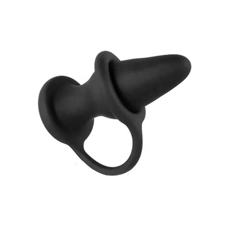 anal vibrator Adult Sex Toy cock ring with anal plug vibrator vibration anal plug