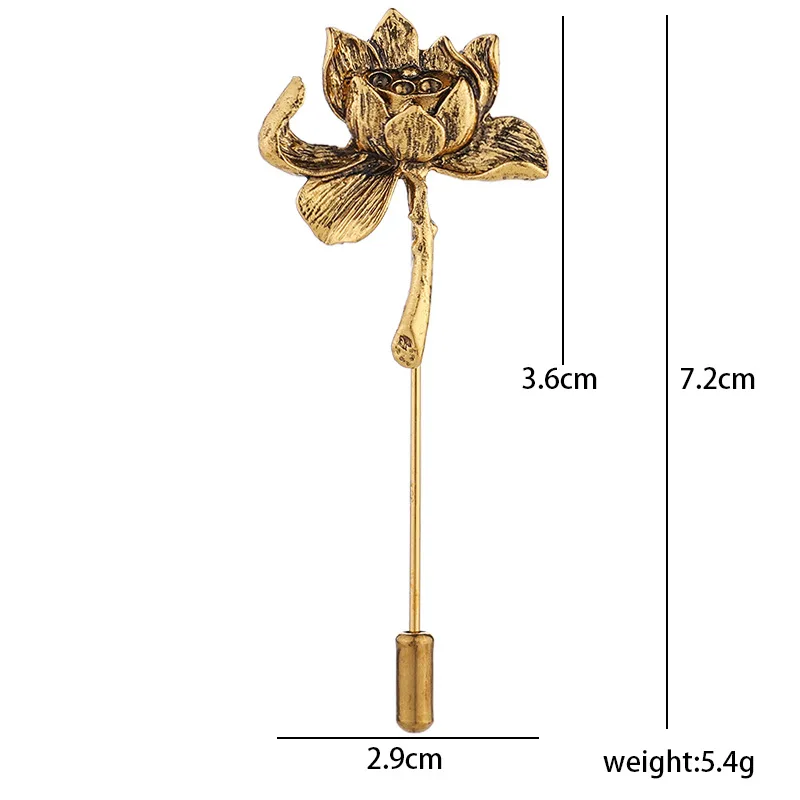 Popular different design Pin Brooch Wholesale Custom gold Brooch Pin China Wholesale metal men Brooch In Bulk