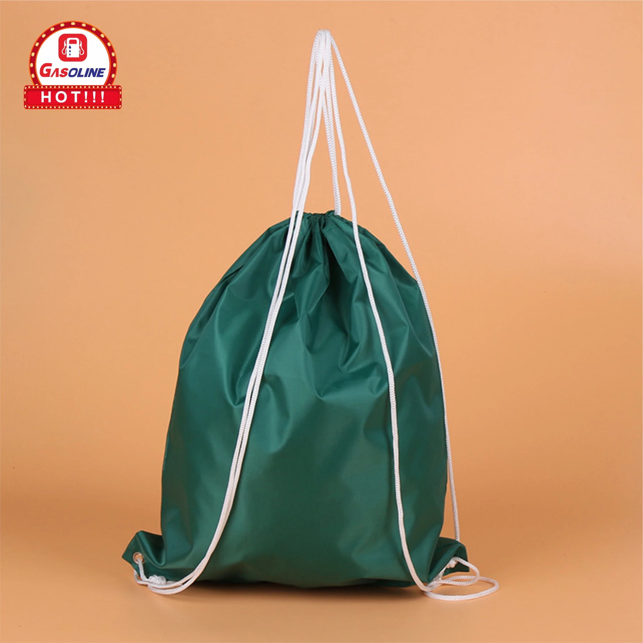 Customized Logo Promotional Recyclable Packaging Polyester Drawstring Bag