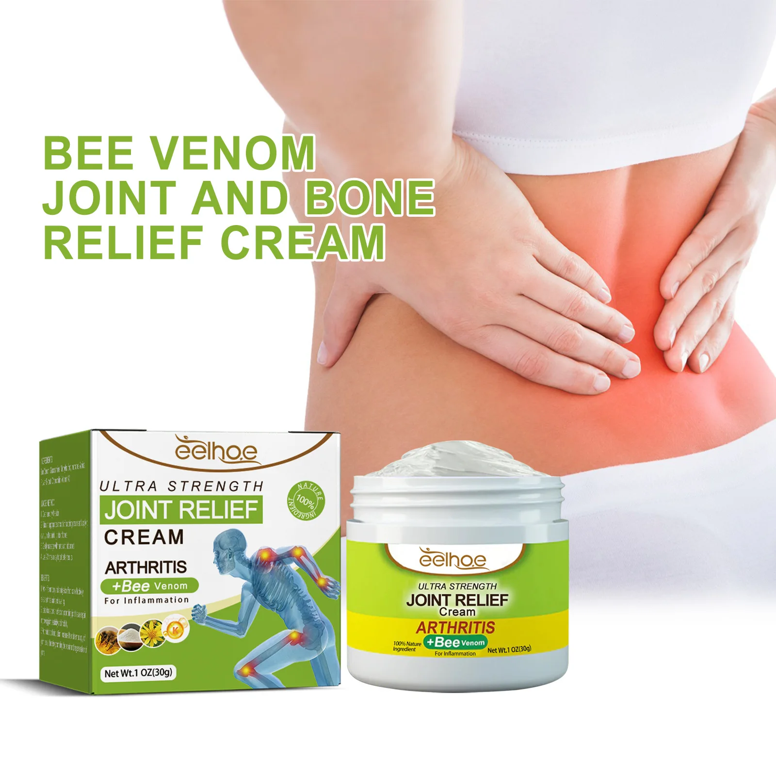 Joint & Muscle Therapy Cream Joint Pain Muscle Pain Muscle Soreness and Swelling Strength Pain Relief Cream