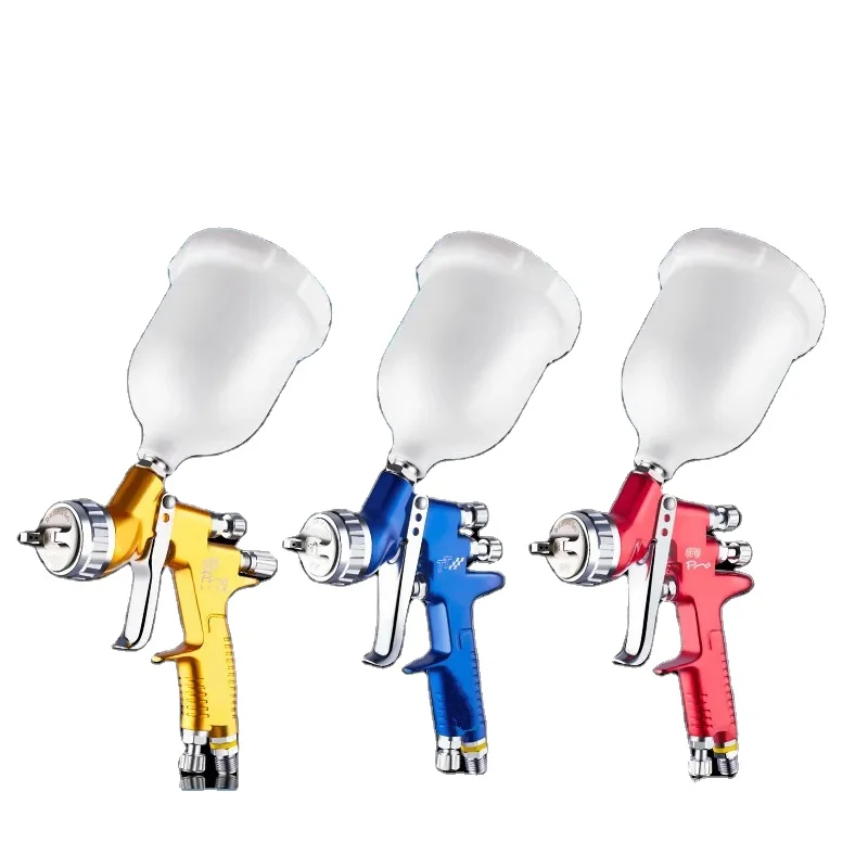 2023 Brand Newly Upgraded 1.3mm Nozzle TT Spray Gun Car Paint Care 600ml On The Pot