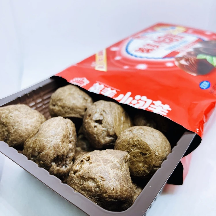 Азиатские закуски, упаковка шоколадных буфанов