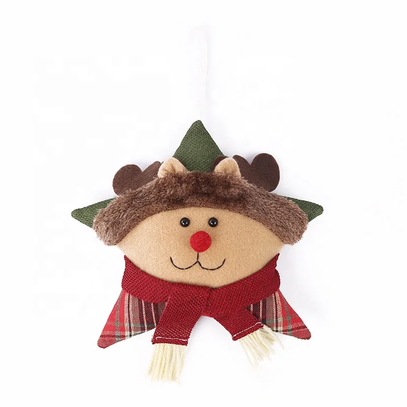 christmas dolls ornament pendant decoration flower wreath ornaments