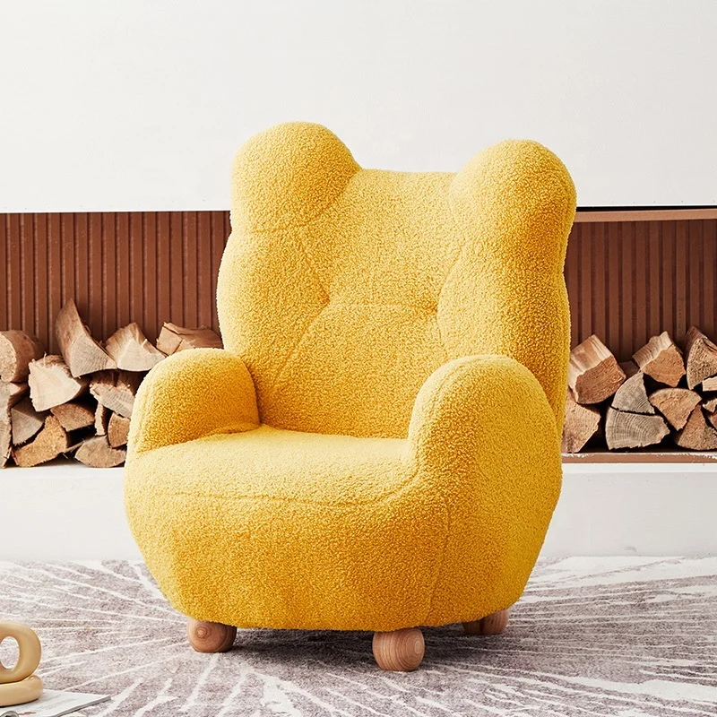 Reading Corner Sofa Chair Stool Lovely Animal Fleece for Family Baby