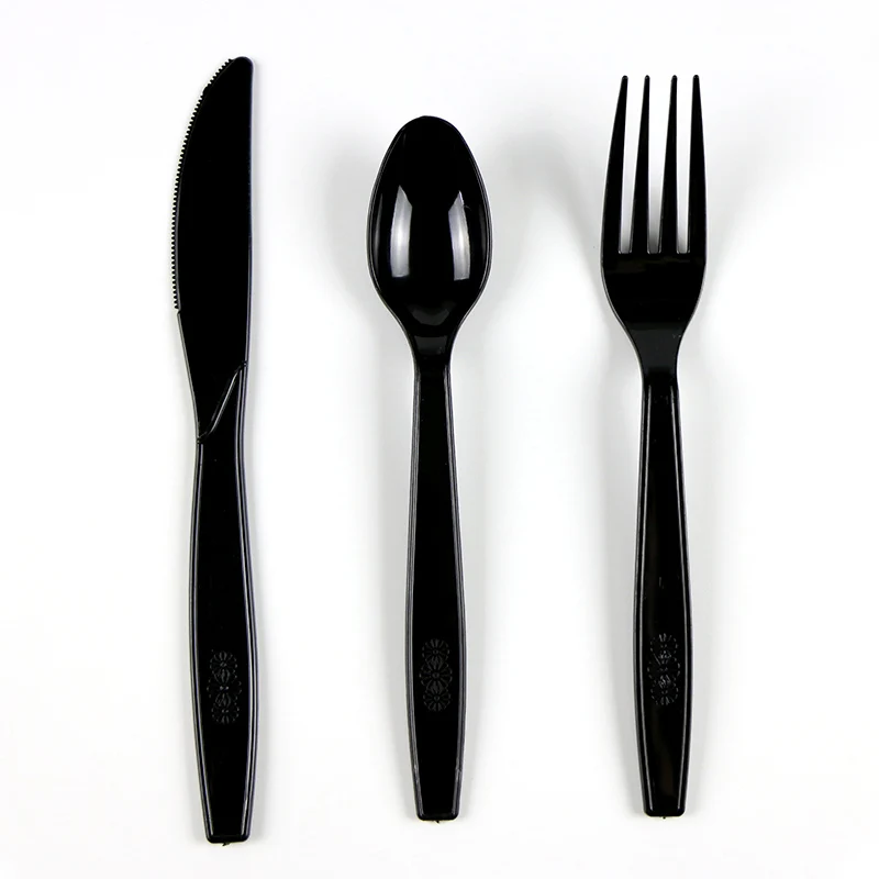 
Airplane plastic cutlery airline cutlery set plastic wrapped disposable plastic dinner kit 