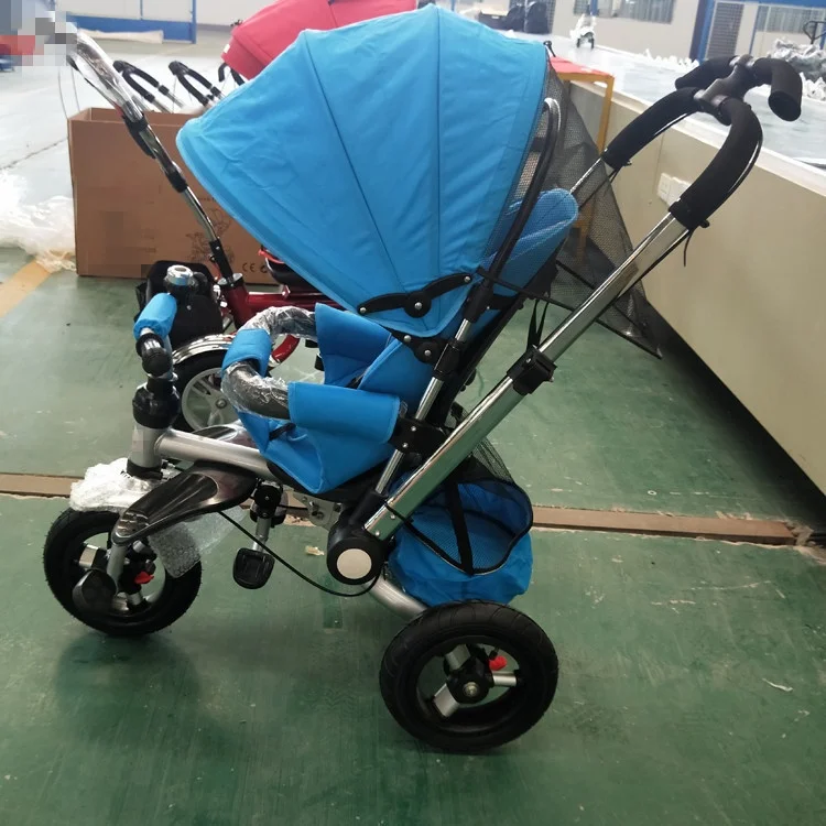 Лидер продаж 2021, детский трехколесный велосипед 4 в 1, детский трехколесный велосипед со складным и вращающимся сиденьем, детские игрушки, Детский трицикл для малышей