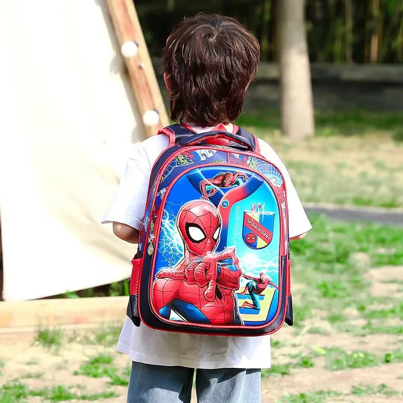 New Hot 14-inch Cartoon 3D Hardshell Sanrios Kitty Cat Schoolbag Super Heroes Boys And Girls Student Backpack For Grade 1-2 Kids