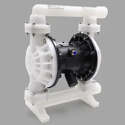 Hot Sale QBY Series Plastic Pneumatic Double Diaphragm Pump PVDF/PP-H Material for Chemical Industry