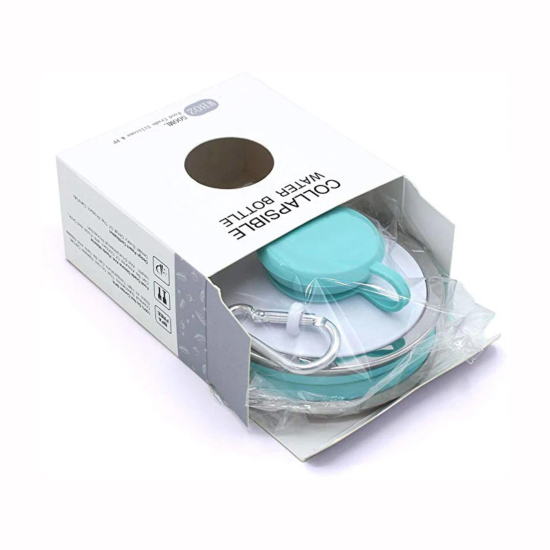 Hot Selling Retractable Silicone Folding Water Cup Travel Sports Water Bottle