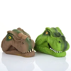 Manufacturer Spot Shark Soft Silicone Kids Playing Toys Role Playing Animal Dinosaur Hand Puppet