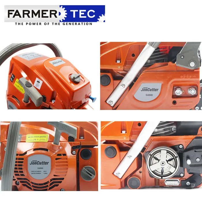45CC 4500 CS4500 G4500 дешево 18 дюймовый бензиновый дерева автомат для резки цепная пила