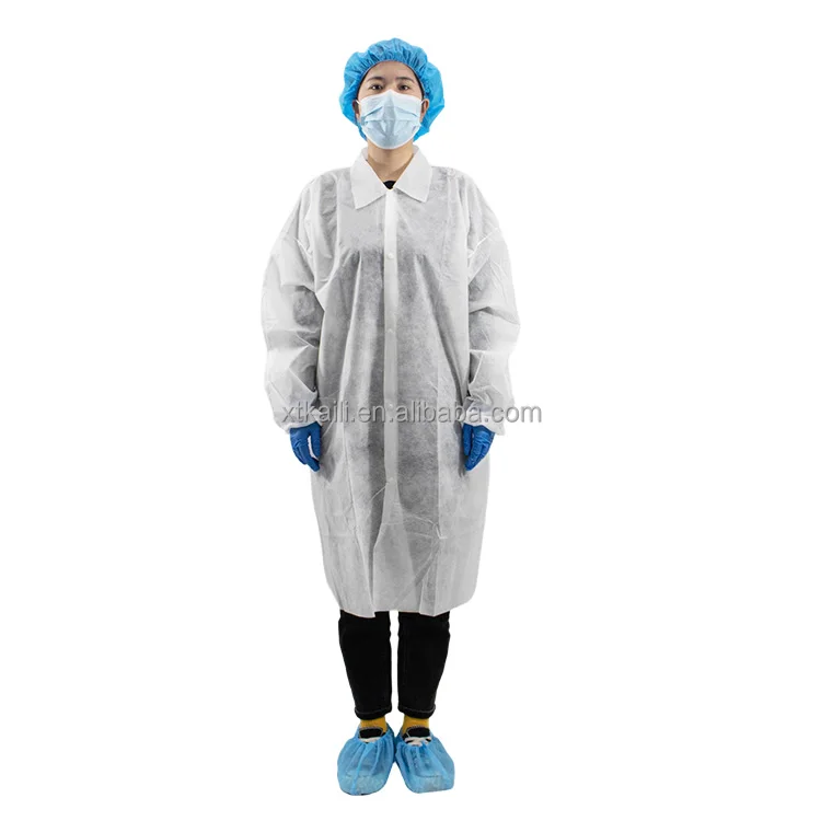 2022 Hot sell  Non Woven Isolation Gowns lab coat  Disposable Surgical Gowns